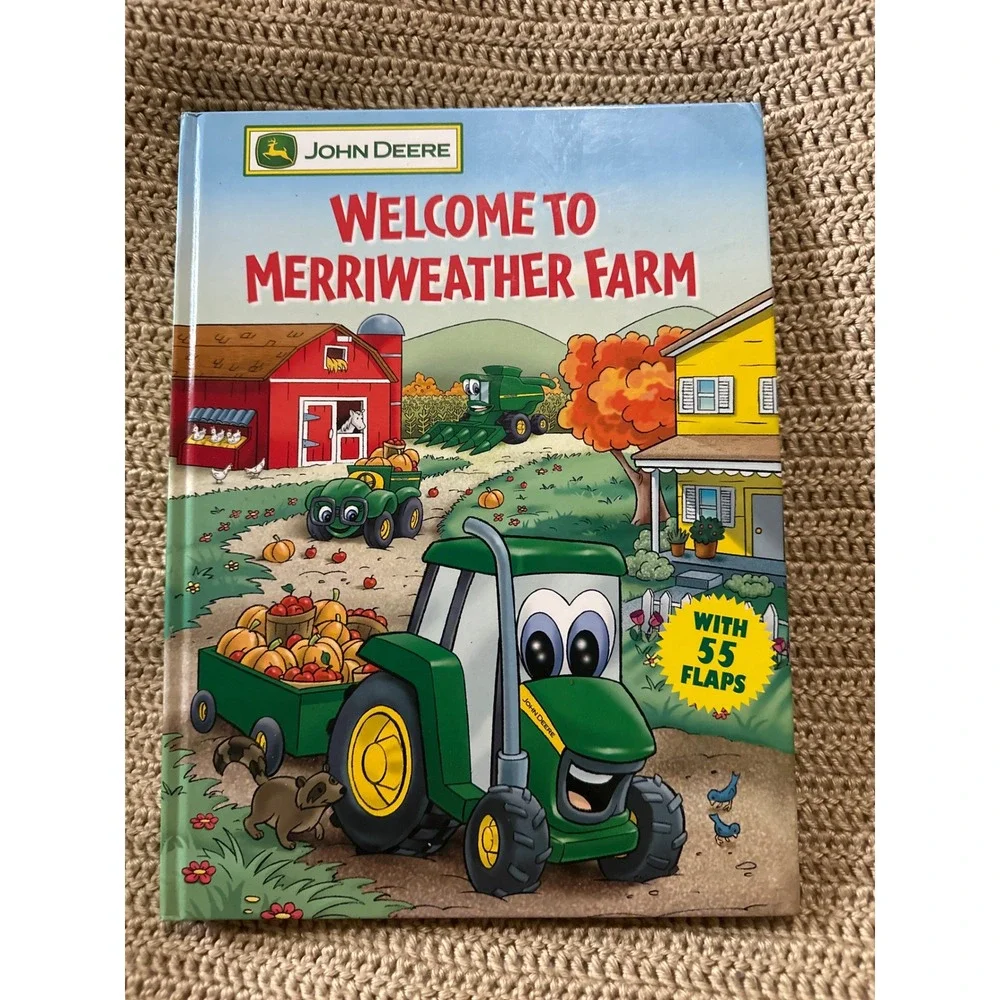 John Deere Welcome to Merriweather Farm Giant Lift Flap Book Susan Knopf 2005